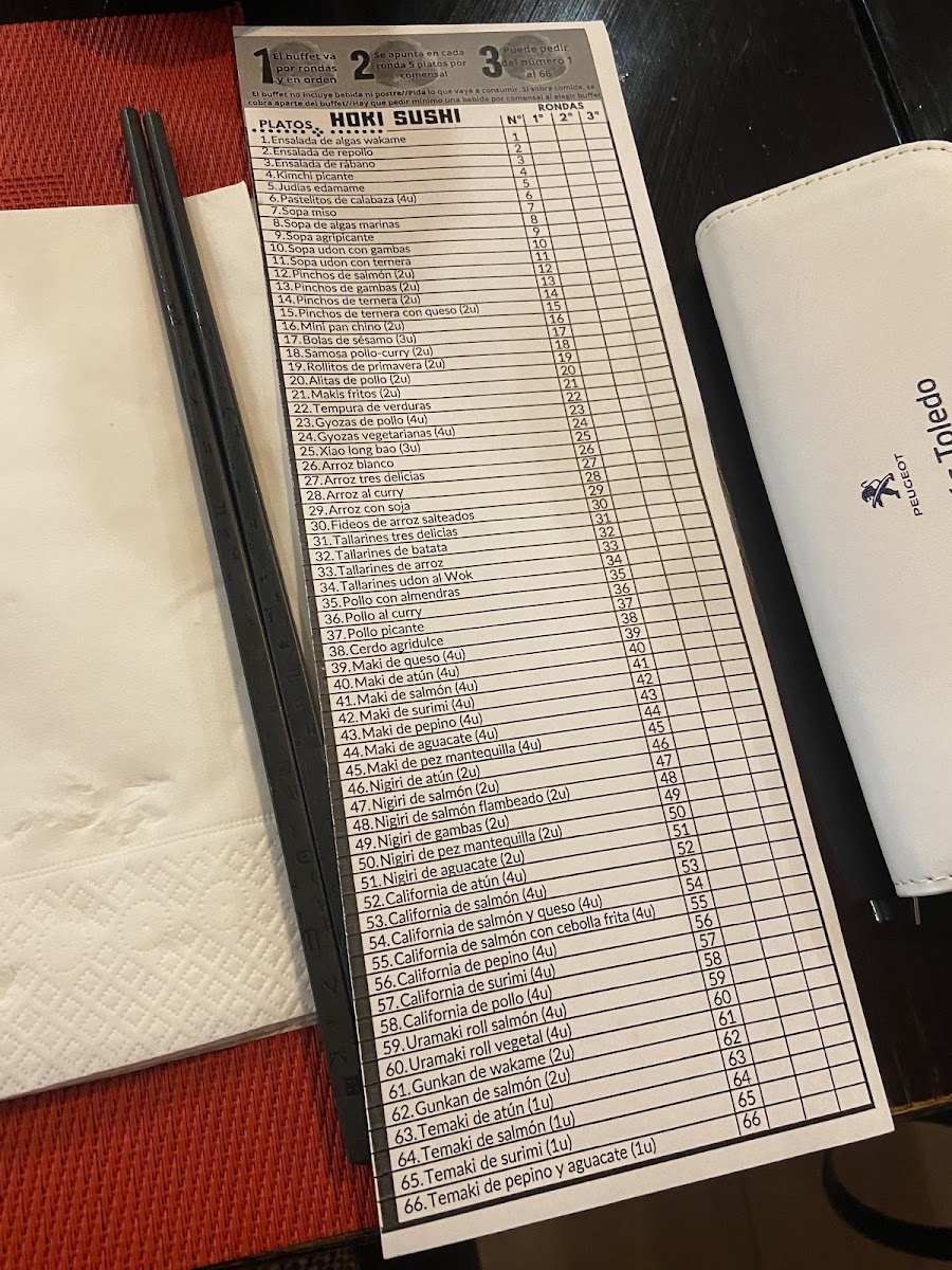 Restaurante Hoki Sushi Menu - Image 4